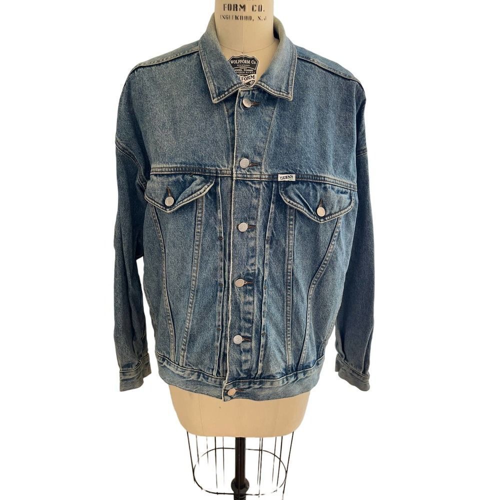 Vintage Guess men’s jeans jacket size XL